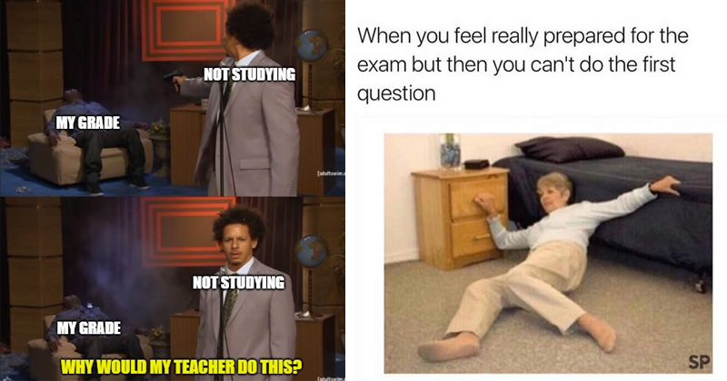 college finals memes