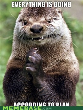 Evil River Otter - Memebase - Funny Memes