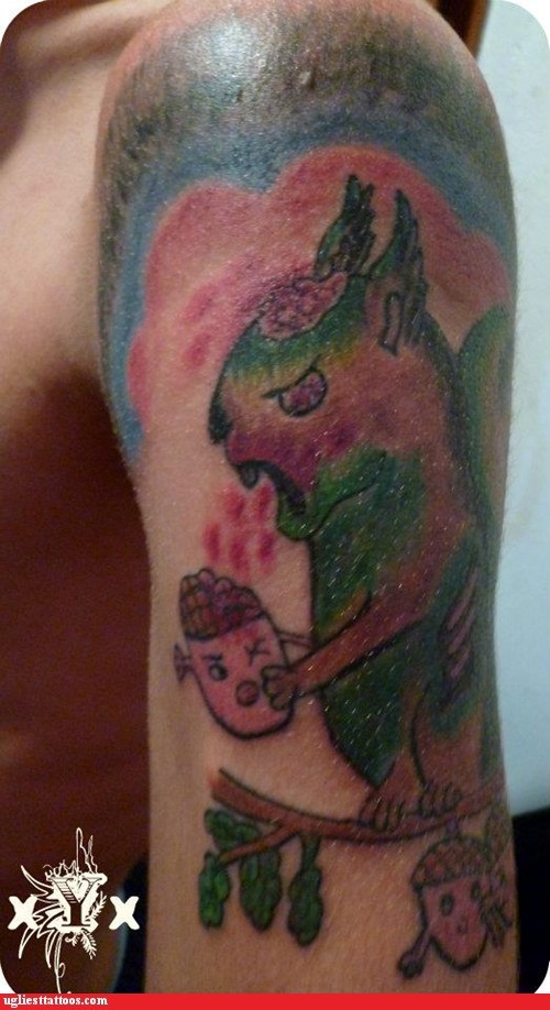 Ugliest Tattoos - animals - Page 2 - Bad tattoos of horrible fail ...