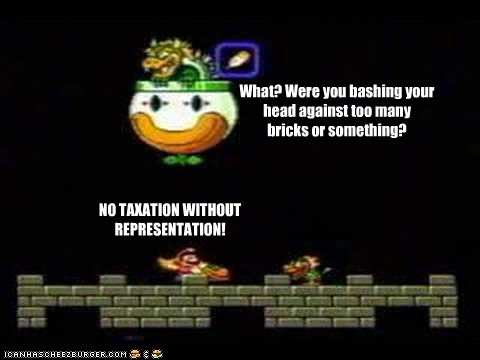 NO TAXATION WITHOUT REPRESENTATION KING KOOPA ...