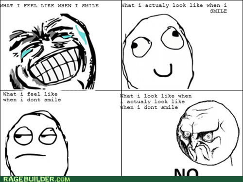 Rage Comics - smile - Rage Comics - rage comics - Cheezburger