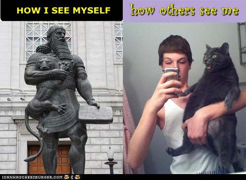 How I See Myself vs. How Others See Me - I Can Has Cheezburger?