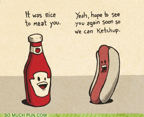 Puns - ketchup - Funny Puns - Pun Pictures - Cheezburger