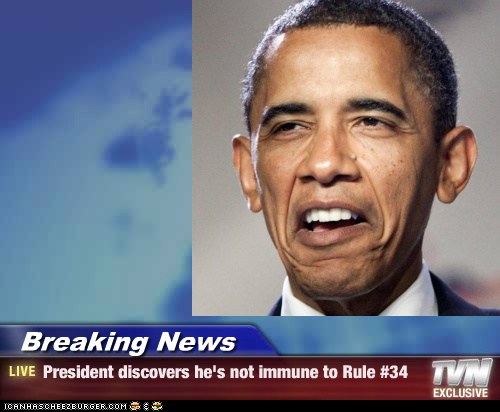 Breaking News President Discovers He S Not Immune To