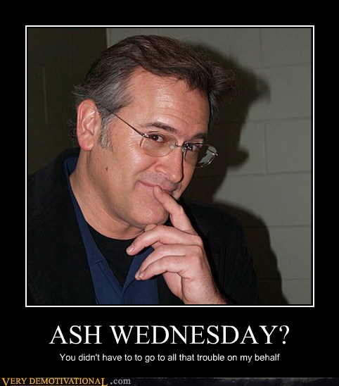 valentines day and ash wednesday humor