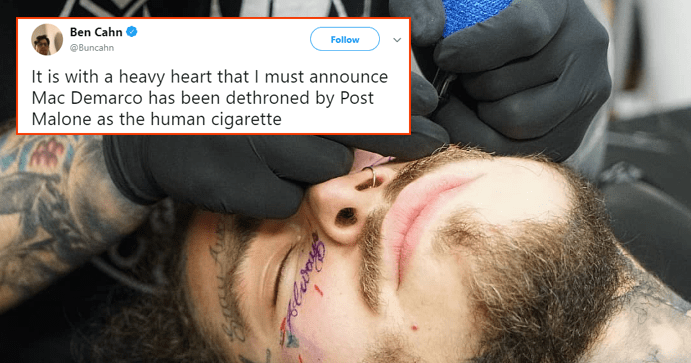 POST MALONE'S TATTOOS ARE THREATENED BY HIS WEIGHT LOSS – Janet
