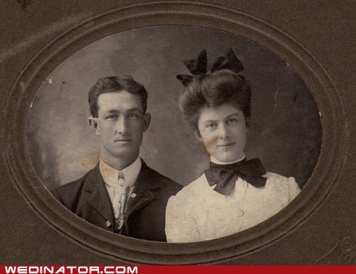 Vintage Young Love - Wedinator - funny wedding photos