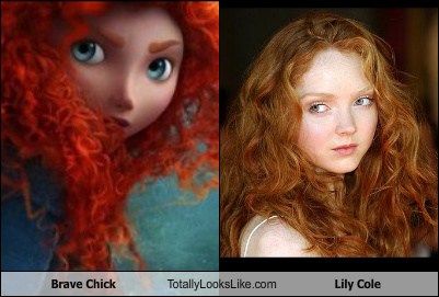 Brave Chick (Merida) Totally Looks Like Lily Cole - Totally Looks Like