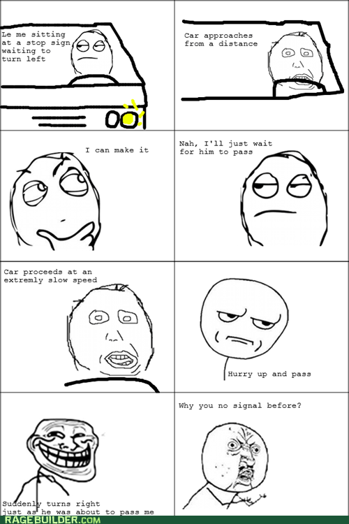 I'm Gonna Tailgate You Now - Rage Comics - rage comics