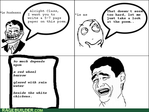 Poetry 101 - Rage Comics - rage comics