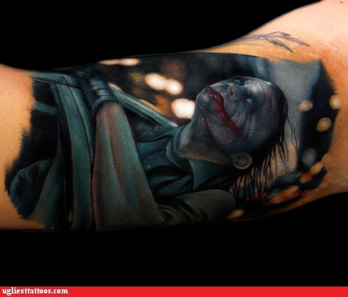 batman and joker tattoo