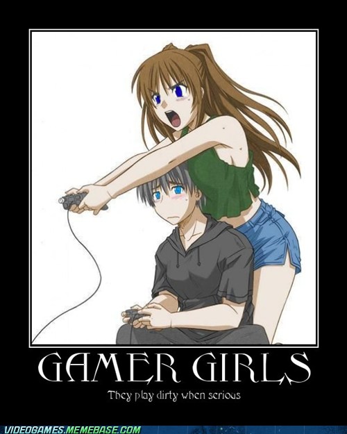 Menina gamer. - Meme by GameOver :) Memedroid