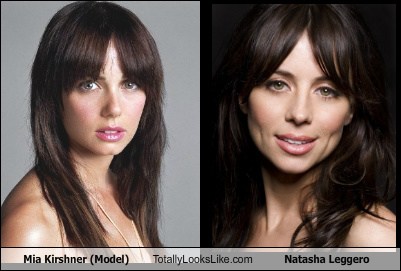 Mia Kirshner (Model) Totally Looks Like Natasha Leggero - Totally Looks