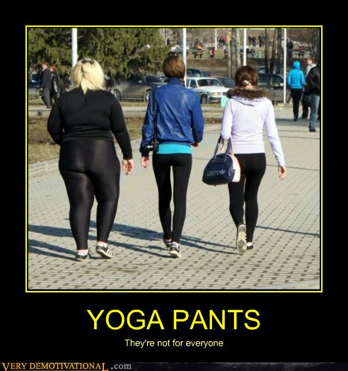 These yoga pants are not easy to take off. Will you help me? - 9GAG