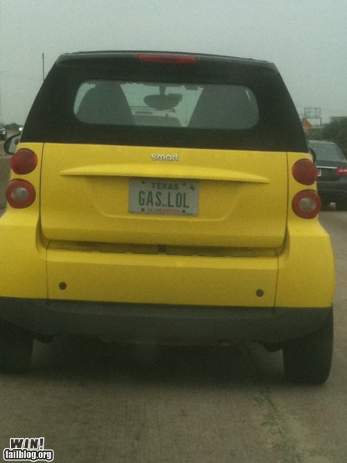 Smart Car License Plate WIN WIN! epic win photos