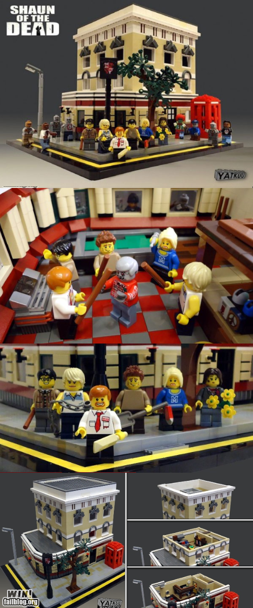 Shaun of store the dead lego