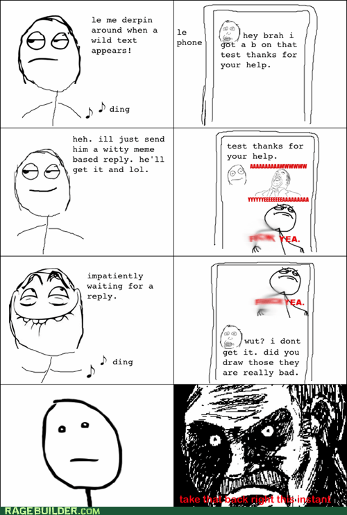 Not a Derp Like Me - Rage Comics - rage comics