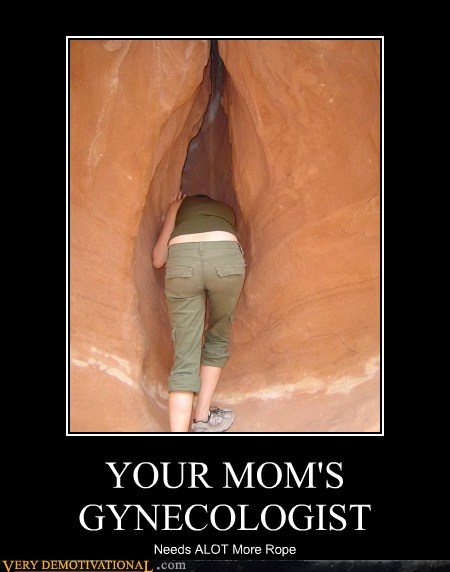 Your Mom S Gynecologist Very Demotivational Demotivational Posters