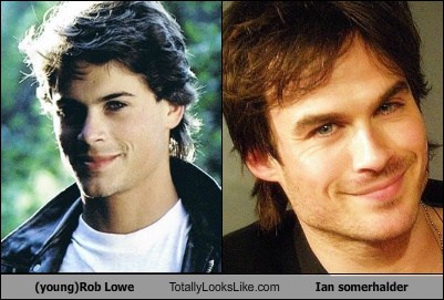 Young Rob Lowe Totally Looks Like Ian Somerhalder ...