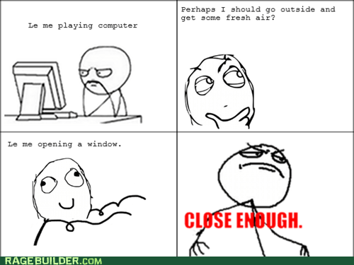 I'll Just Lean Out for a Second - Rage Comics - rage comics