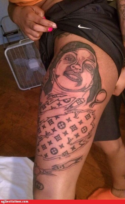 Louis Vuitton tattoo  Awful tattoos, Louis vuitton tattoo, Bad