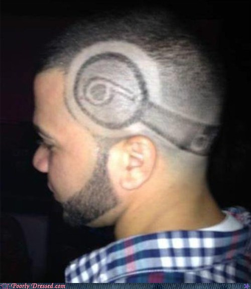 Beats by Hair Poorly Dressed fashion fail