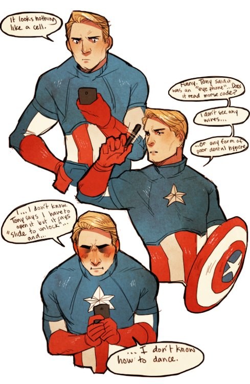 Captain America Doesn't Understand Your New-Fangled Technology ...