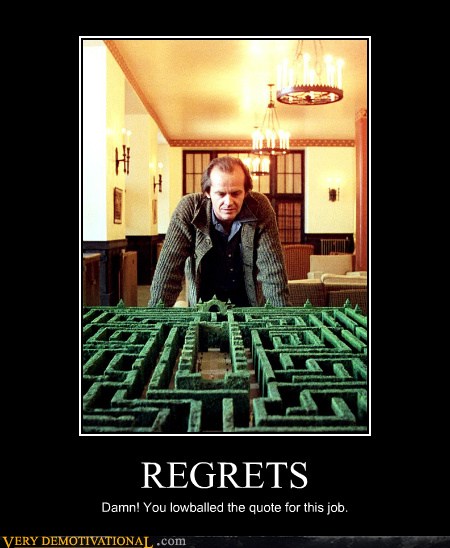 REGRETS - Very Demotivational - Demotivational Posters | Very