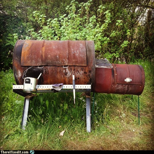 Rust on outlet bbq grill