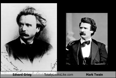 Edvard Grieg Totally Looks Like Mark Twain - Totally Looks Like