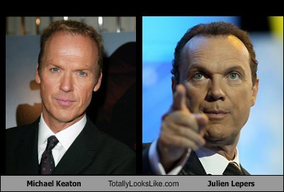 Michael Keaton Totally Looks Like Julien Lepers - Totally Looks Like