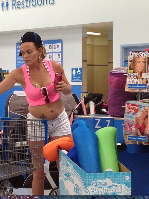 Poorly Dressed Walmart fashion fail Cheezburger