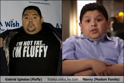 Gabriel Iglesias Fluffy Totally Looks Like Rico Rodriguez Manny Modern Family Totally Looks Like