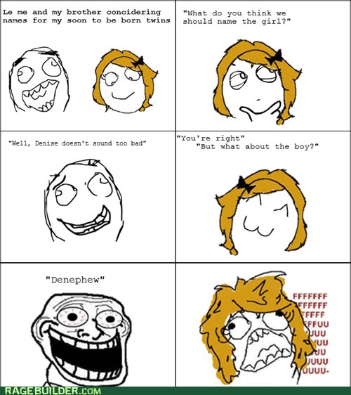 rage face list with names