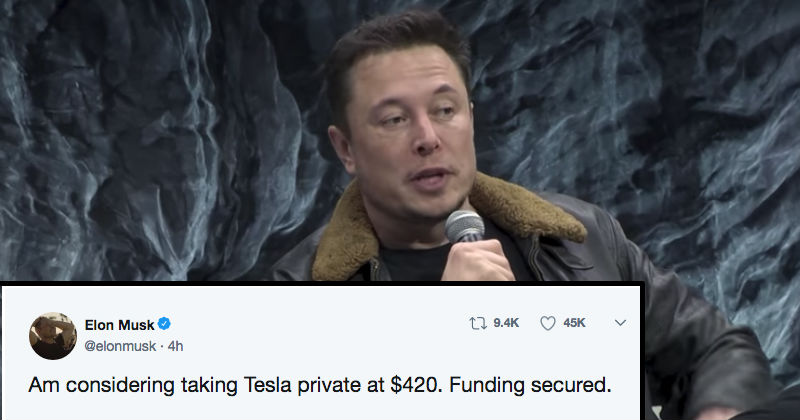 Elon Musk Gets Trolled With New Meme After His Funding Secured Tweet ...