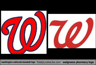 Washington Nationals Walgreens logo