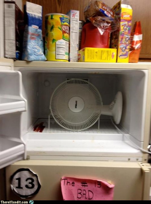 There, I Fixed It refrigerator white trash repairs Cheezburger