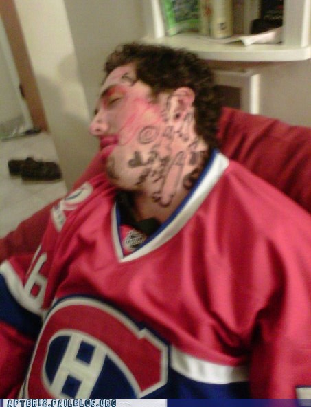 After 12 - montreal canadiens - Party Fails - Funny Pictures and Videos