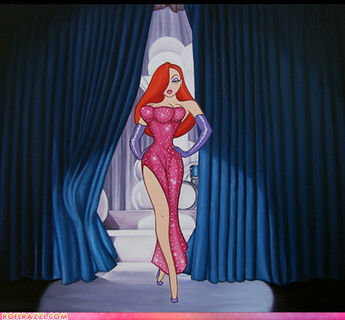 Pop Culture - jessica rabbit - funny celebrity pictures - Cheezburger