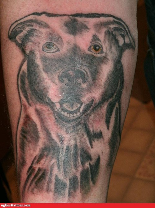 Bad Dog! Ugliest Tattoos funny tattoos bad tattoos horrible