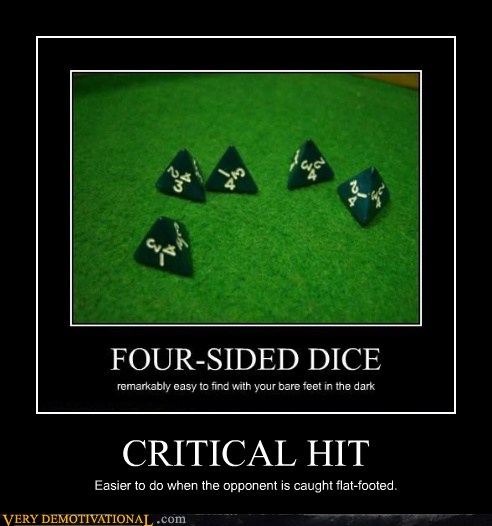 CRITICAL HIT - Very Demotivational - Demotivational Posters | Very