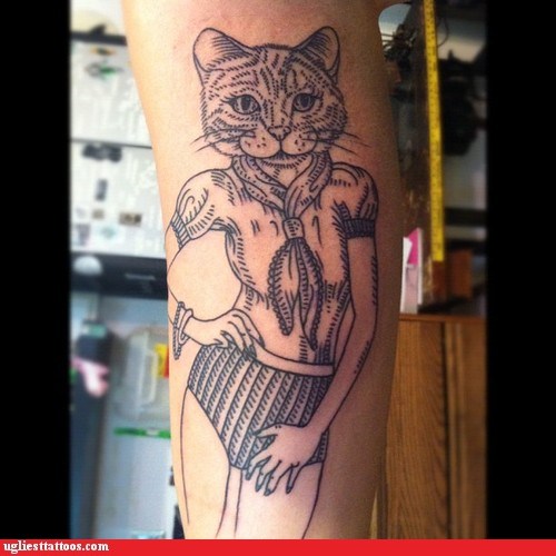Thats Some Fine Pussy There Ugliest Tattoos Funny Tattoos Bad