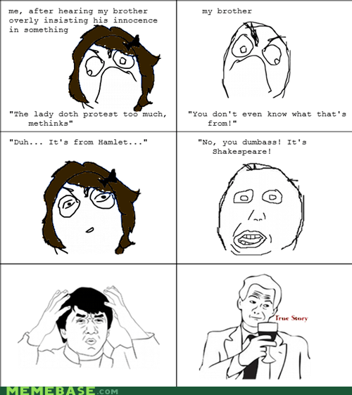 Rage Comics: Methinks You Need To READ Shakespeare Before You Correct ...