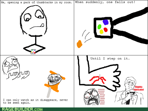 Thumbtacks - Rage Comics - rage comics