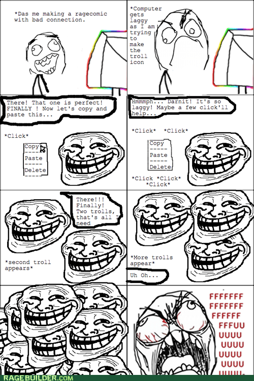 Funny How Its The Troll Face That Crashes Me Rage Comics Rage Comics 