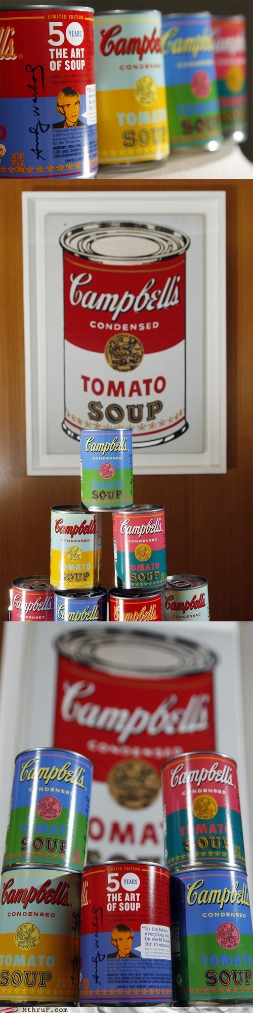 Workplace WIN Campbells to Begin Selling Andy Warhol Soup Cans