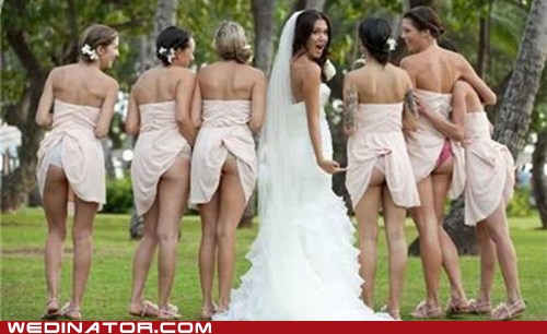 Wedinator - underwear - funny wedding photos - Cheezburger