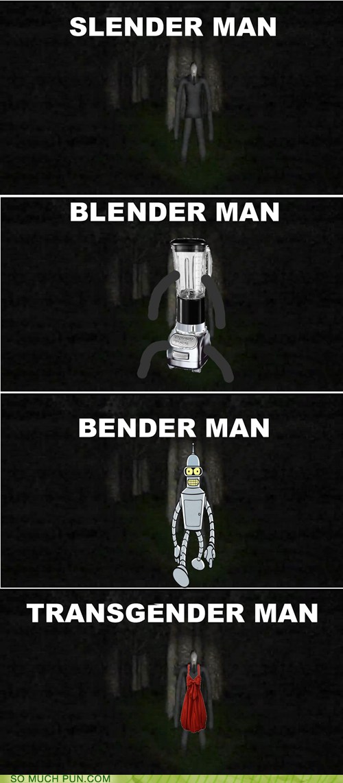 Puns - slender man - Funny Puns - Pun Pictures - Cheezburger