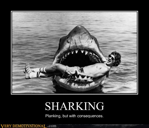 Very Demotivational - sharking - Very Demotivational Posters - Start