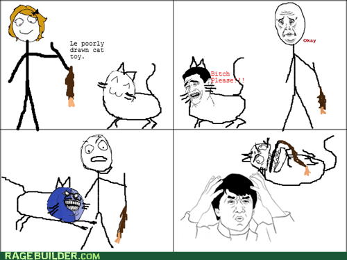 Cat Toy RAGE! - Rage Comics - rage comics